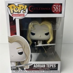 Funko Pop! Animation Castlevania #581 Adrian Tepes Vinyl Figure with Protector